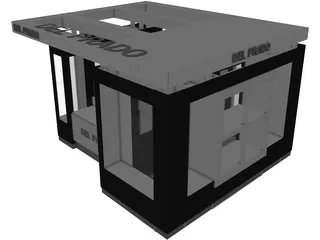 Muebles Shopping 3D Model preview