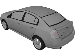Nissan Sentra (2010) 3D Model preview