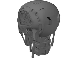 T800 Head 3D Model preview