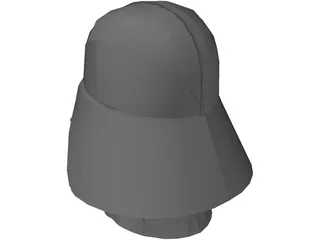 Star Wars Darth Vader Mask 3D Model preview