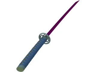 Katana 3D Model preview