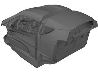 Interior Lotus Evora (2005) 3D Model preview