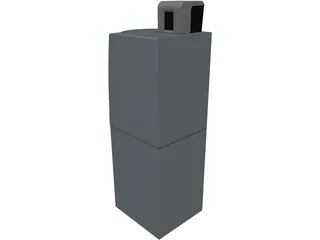Brio Coffee Vending Machine 3D Model preview