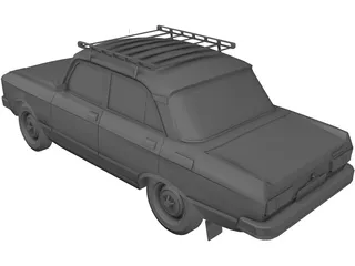 AZLK Moskvich 2140 SL 3D Model preview