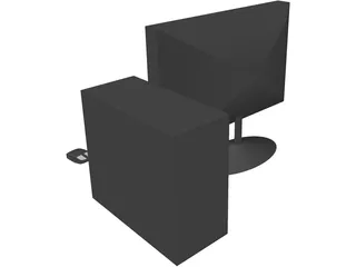 HP Computer 3D Model preview