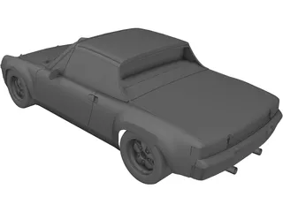 Porsche 914/6 3D Model preview