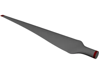 Wind Turbine Blade 3D Model preview