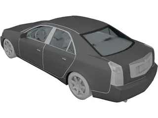 Cadillac CTS 3D Model preview