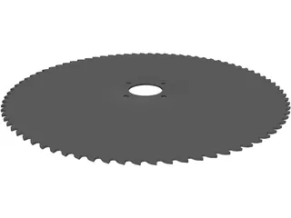 Table Saw Blade 10 inch 3D Model preview