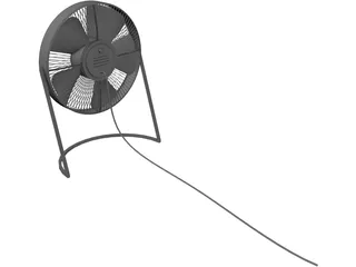 Fan 3D Model preview