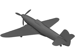 Yakovlev Yak-3 3D Model preview