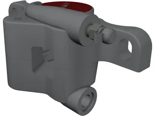 Hayes Disk Brake Caliper 3D Model preview