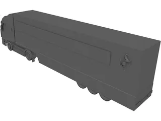 Iveco Stralis 3D Model preview