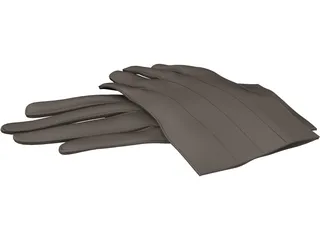 Gloves 3D Model preview