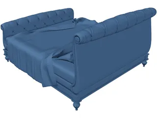 Bed 3D Model preview