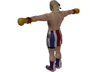 Boxer Steve 3D Model preview