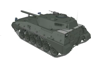 Tanque Argentino Mediano (TAM) 3D Model preview