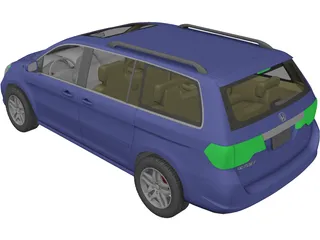 Honda Odyssey (2009) 3D Model preview