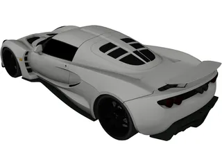 Lotus Hennessey Venom GT (2010) 3D Model preview