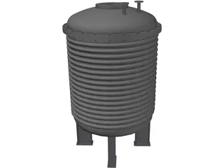 Mixing Boiler 3D Model preview