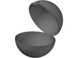 Pokeball 3D Model preview