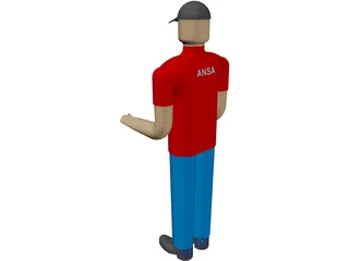 Workman 3D Model preview