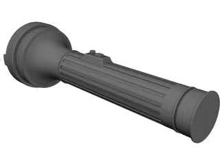 Flashlight 3D Model preview