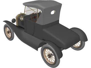 Ford T 3D Model preview