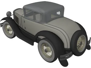 Ford A 3D Model preview