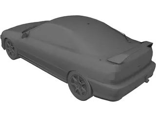 Honda Integra Type R 3D Model preview