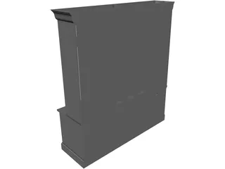 TV Cabinet 3D Model preview