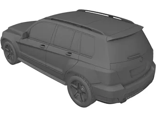 Mercedes-Benz GLK 220 CDI 4MATIC BlueEFFICIENCY 3D Model preview
