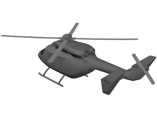 Eurocopter BK-117 3D Model preview