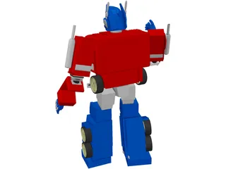 Transformers Optimus Prime 3D Model preview
