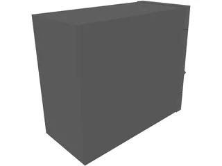Secure Vault with Laser Security 3D Model preview