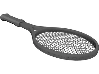 Tennis Racket 3D Model preview