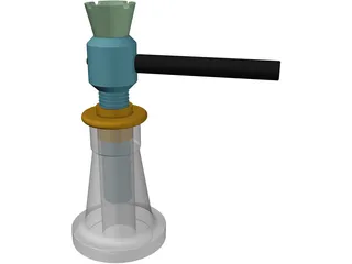 Screw Jack 3D Model preview