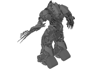Transformers Decepticon Megatron 3D Model preview