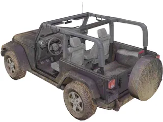 Jeep Wrangler 3D Model preview