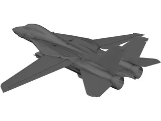 F-14D Tomcat 3D Model preview
