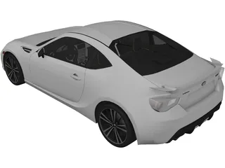 Subaru BRZ 3D Model preview