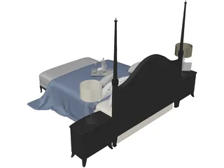 Bed 3D Model preview