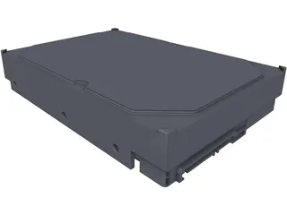 Seagate HDD 3D Model preview