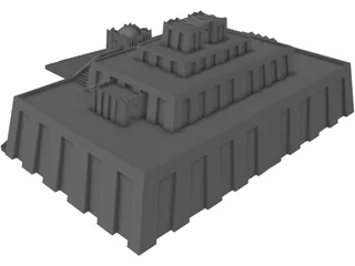 Ziggurat of Ur 3D Model preview