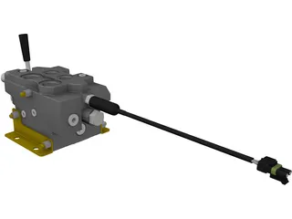 Spool Valve 12 Volt 3D Model preview