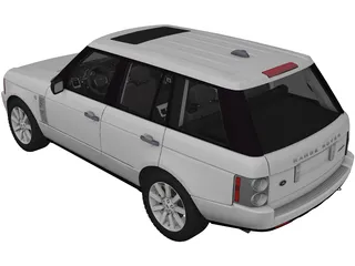 Range Rover Supercharged (2008) 3D Model preview