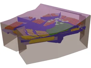 Berlin Philharmonie 3D Model preview