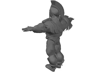 Spartan 3D Model preview