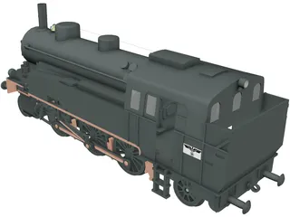 CC201 Locomotive 3D Model preview
