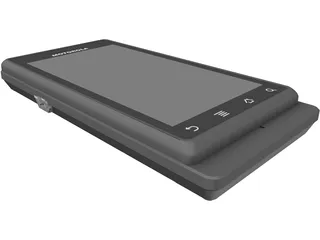 Motorola Milestone 3D Model preview